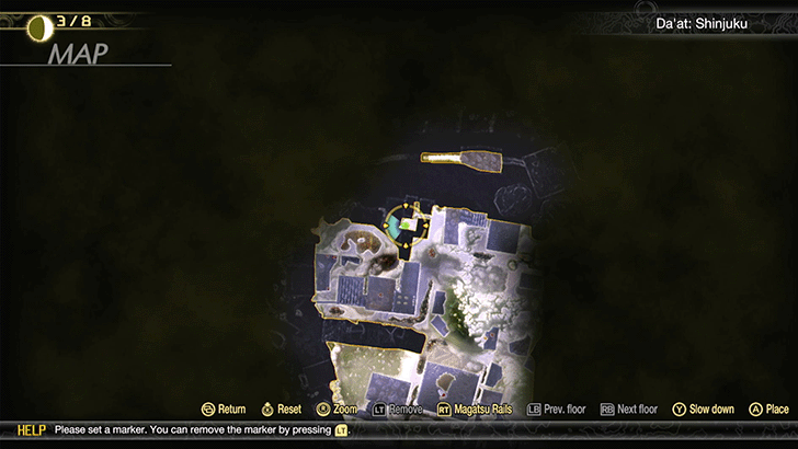 SMT V - Shinjuku Miman 38 Map Location