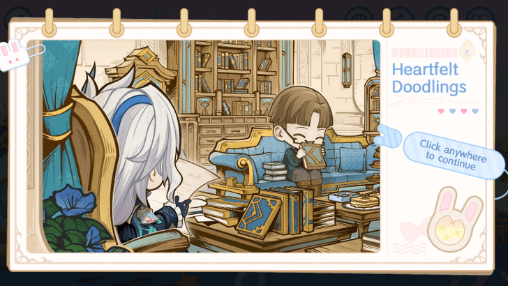 Genshin - Heartfelt Doodlings - Complete 3 Stickers