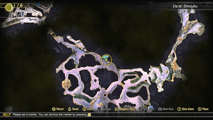 SMT V - Demon Statue 14 Map Location