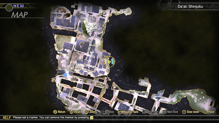 SMT V - Demon Statue 16 Map Location