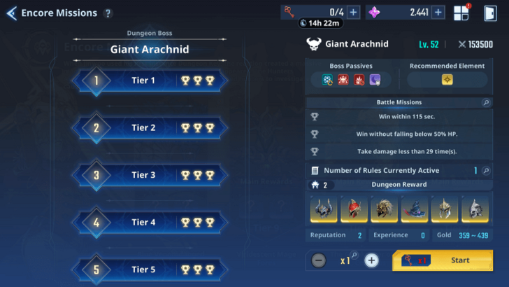 Solo Leveling Arise - Giant Arachnid