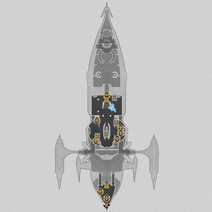 Honkai Star Rail - Radiant Feldspar B1 Map