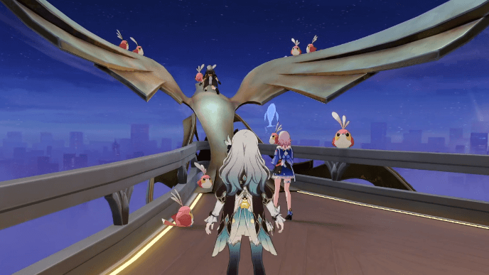 Honkai Star Rail - Origami Birds in the Cockpit