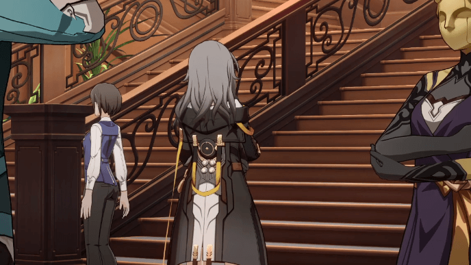 Honkai Star Rail - On the Stairs in the Main Banquet Hall