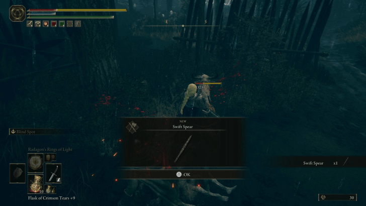 Elden Ring - Swift Spear Enemy Drop World View