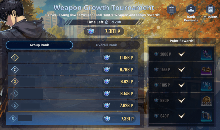 Weapon Growth Event