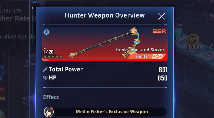 Meilin Fisher Special Dice Event Exclusive Weapon.png