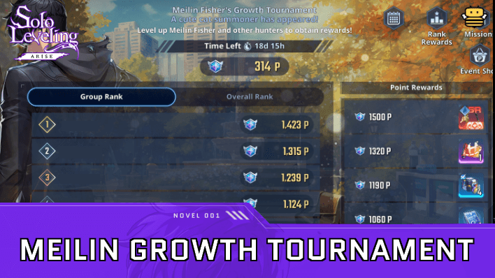 Solo Leveling Arise - Meilin Fisher Growth Tournament Event