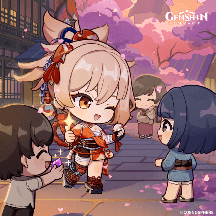 Genshin Impact - Yoimiya Birthday Art 2024