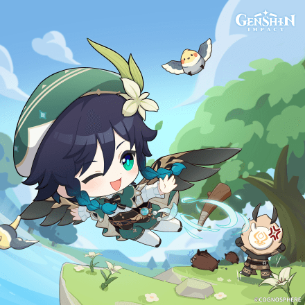 Genshin Impact - Venti Birthday Art 2024