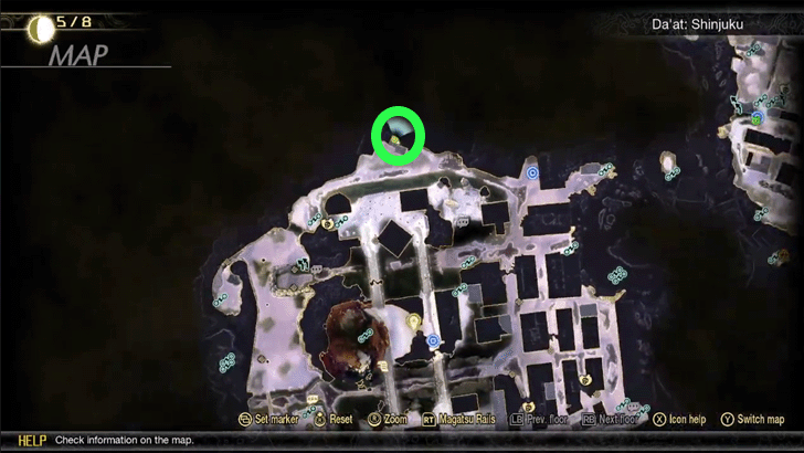 SMT V - Shinjuku Miman 46 Map Location