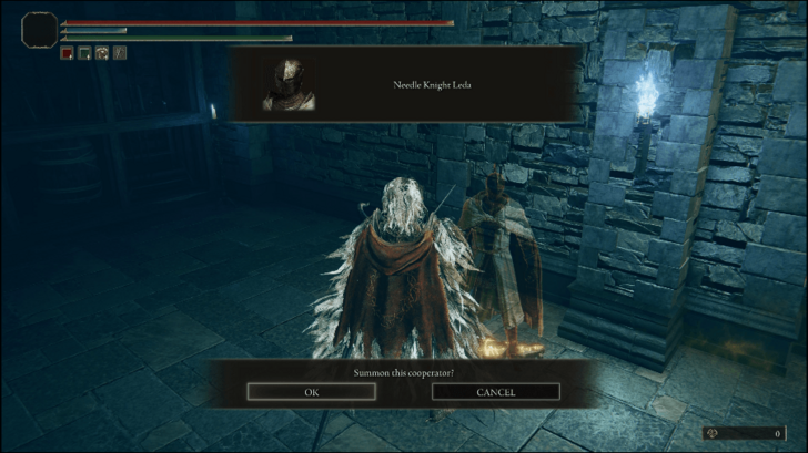 Lena gold summon sign against Rellana