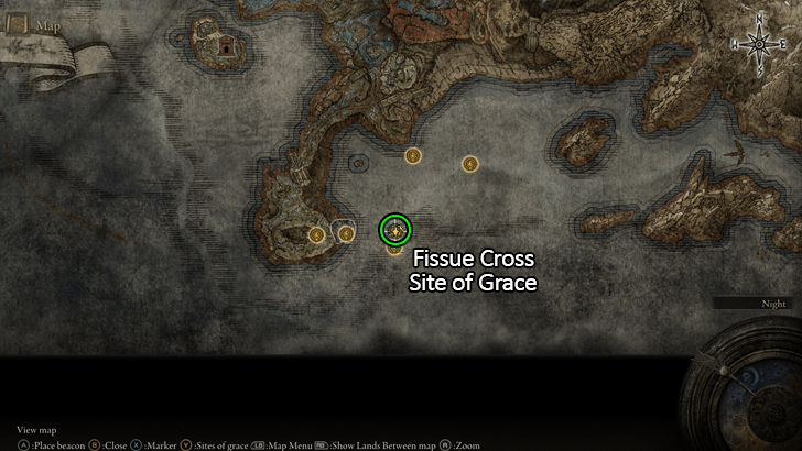 Elden Ring - Velvet Sword of St Trina Map Location