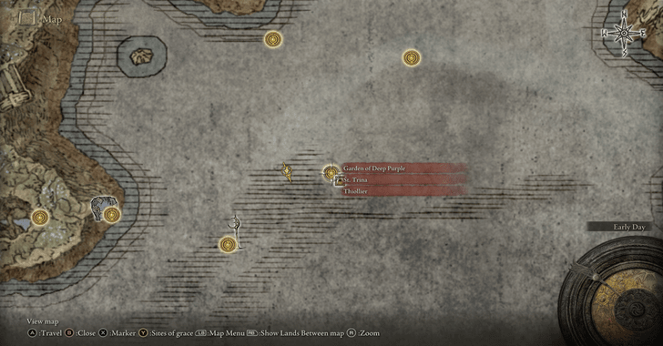 Thiollier Map Location