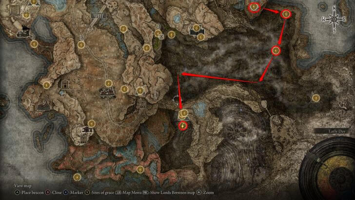 Midra, Lord of Frenzied Flame Map Location