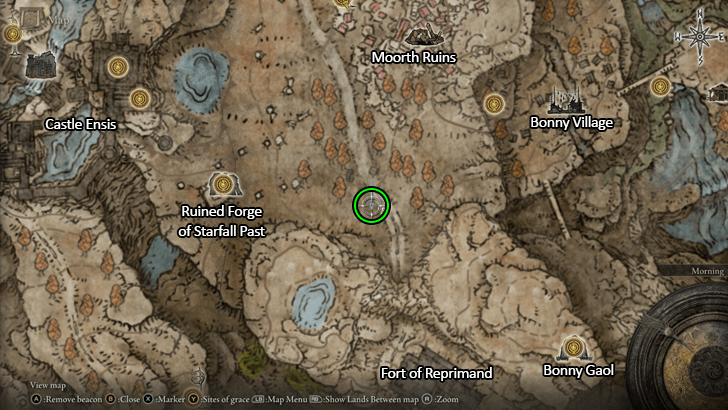 Elden Ring - Repeating Crossbow Enemy Drop Map Location