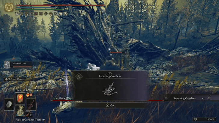 Elden Ring - Repeating Crossbow Enemy Drop World View