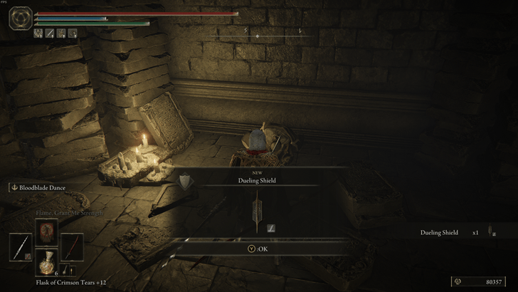 Elden Ring - Shield Strike Ash of War World View