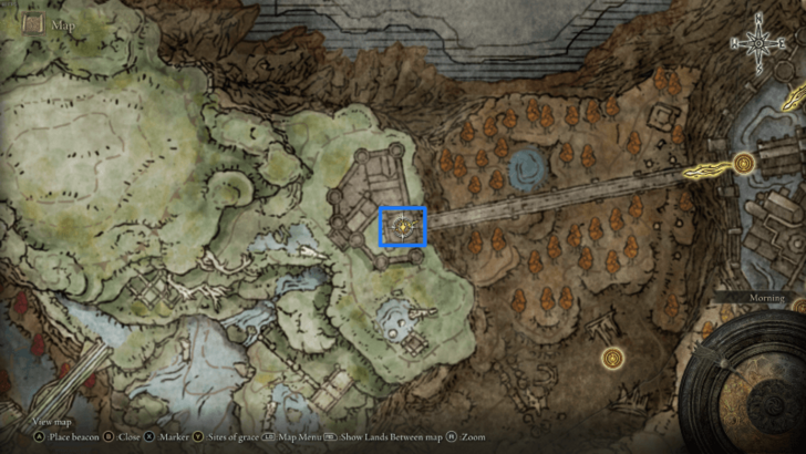 Elden Ring - Rain of Fire Map View