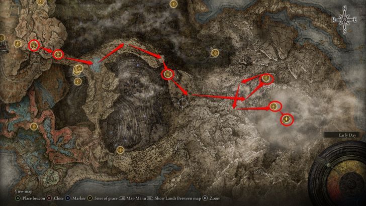 Elden Ring - title Map Location