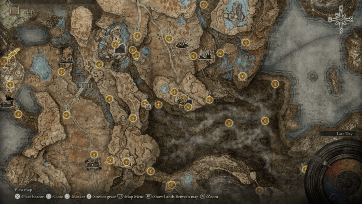 Iris of Occultation map view