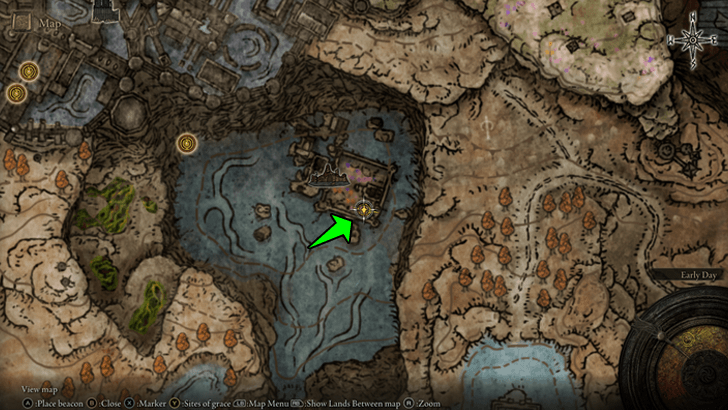 Elden Ring - Ruins of Unte Altar Location