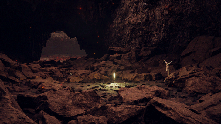 Elden Ring - Jagged Peak Summit World View