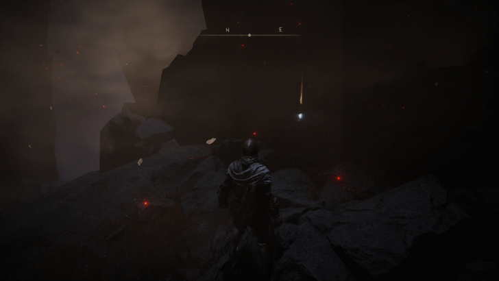 Elden Ring - Somber Ancient Dragon Smithing Stone Jagged Peak 02 World View