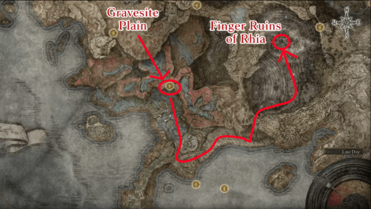 Reaching Finger Ruins of Rhia