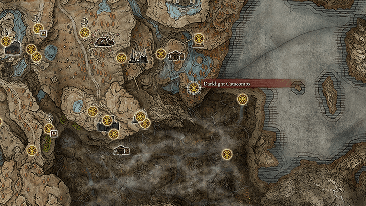 Elden Ring - Bigmouth Imp Ashes Map View