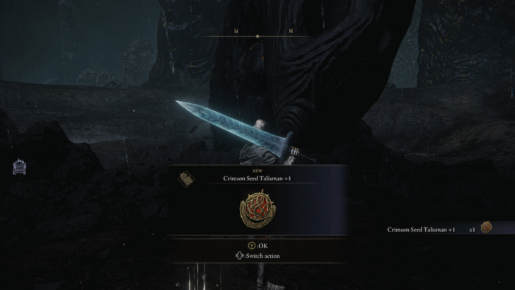 Elden Ring - Crimson Seed Talisman +1 World View