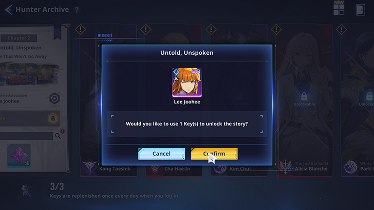 Solo Leveling Arise Hunter Archive Unlock,