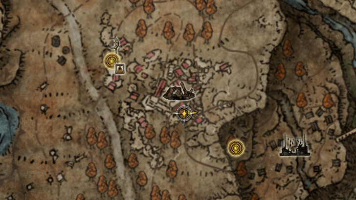 Elden Ring - Moorth Ruins Hole Map View