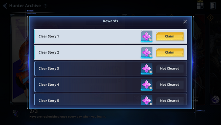 Solo Leveling Arise - Hunter Archive Reward