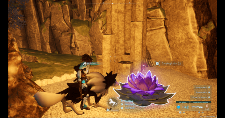 Palworld - Carrying Lotus