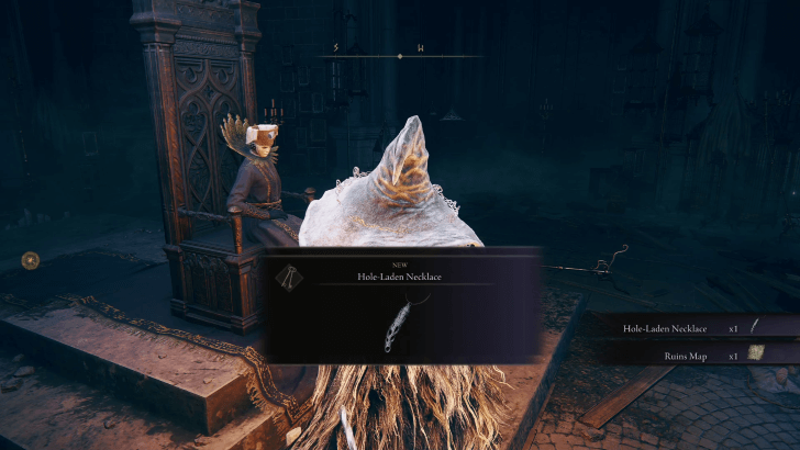 Ruins Map 1 - Hole Laden Necklace