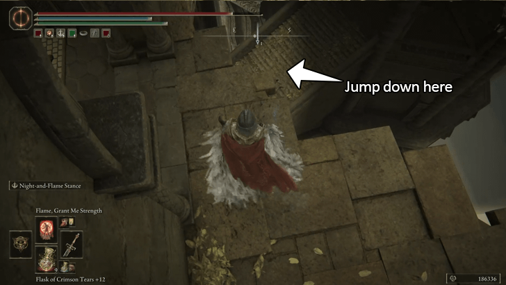 Euporia - Ledge Drop to Stairs