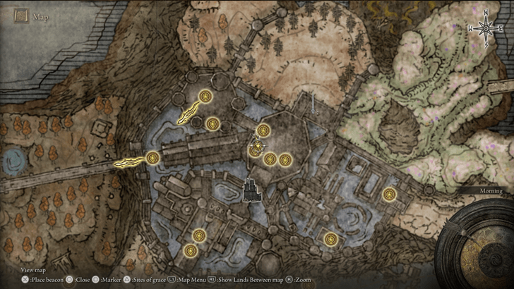 Elden Ring - Carian Thrusting Shield Map Location