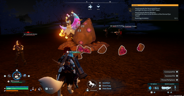 Palworld - Moonflower Battling Selyne