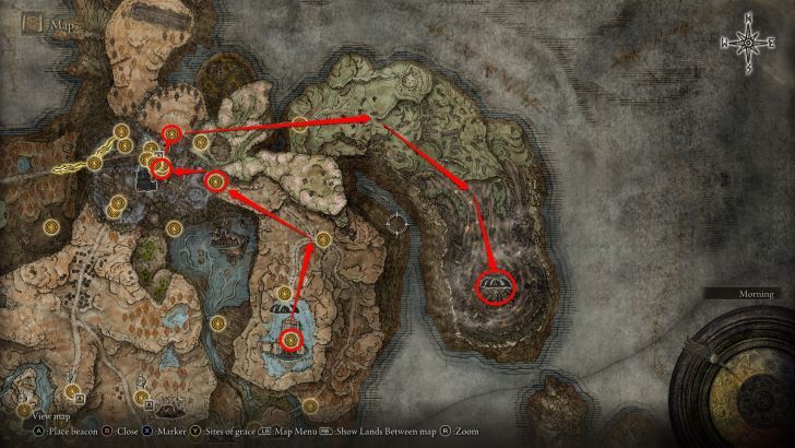 Ruins Map (2nd) - Map Directions