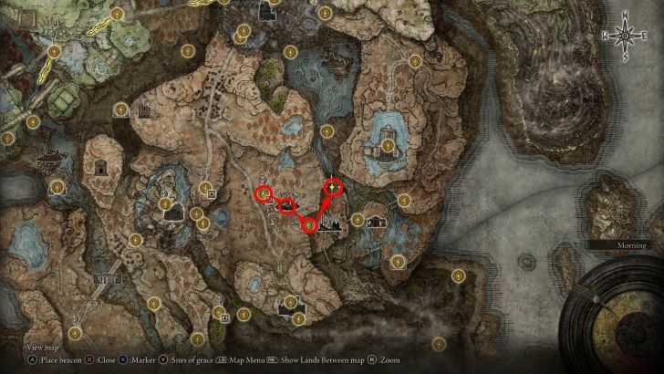 Ruins Map (2nd) - O Mother Map Directions.jpg