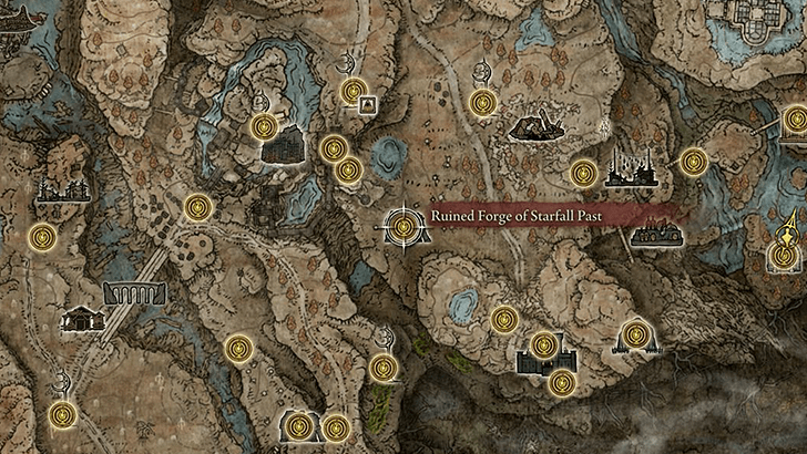Elden Ring - Smithscript Spear Enemy Drop Map Location