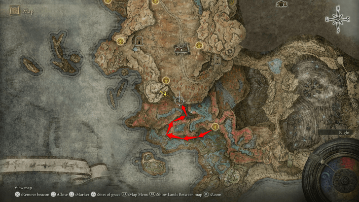 Scadutree Fragment 1 Map