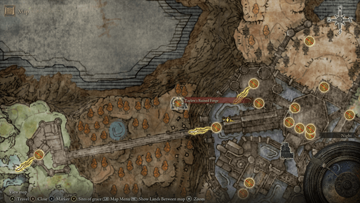 Elden Ring - Smithscript Greathammer Map Location