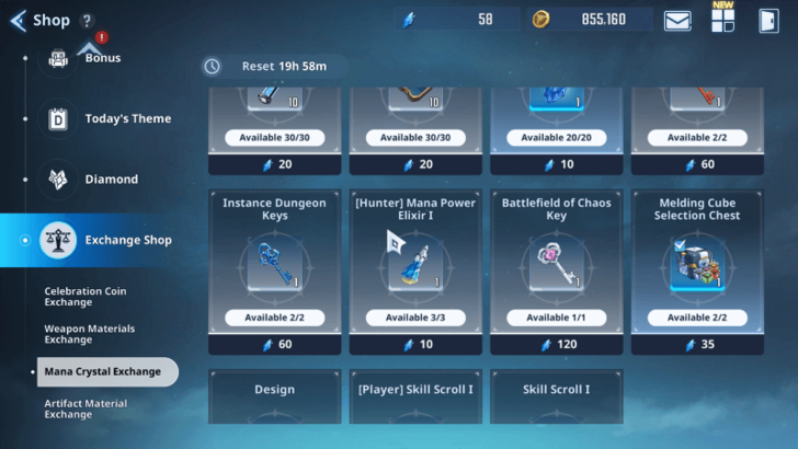 Solo Leveling Arise - Encore Mission Keys