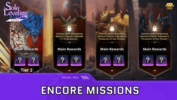 Solo Leveling Arise Encore Missions
