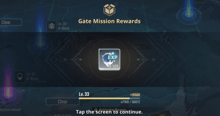Solo Leveling Arise - Gate Mission Rewards