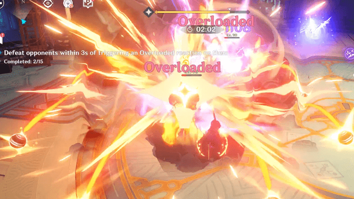 Genshin - Trigger Overloaded Reactions When Enemies