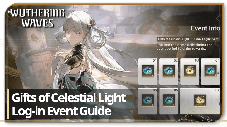 Wuthering Waves - Gifts of Celestial Light Login Event