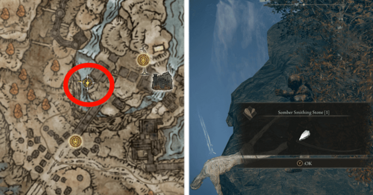 Somberstone 1 Location - Outside of Castle Ensis